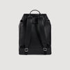 Pocket Backpack Reconstituted leather rucksack Black