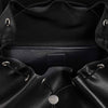 Pocket Backpack Reconstituted leather rucksack Black