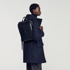 Backpack Vertical Regrain Reconstituted leather rucksack Black
