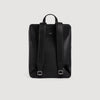Backpack Vertical Regrain Reconstituted leather rucksack Black