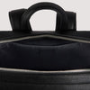 Backpack Vertical Regrain Reconstituted leather rucksack Black