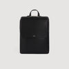 Backpack Vertical Regrain Reconstituted leather rucksack Black