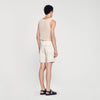 Cotton-Shorts Light Beige