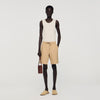 Cotton Shorts Beige