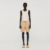 Cotton Shorts Beige