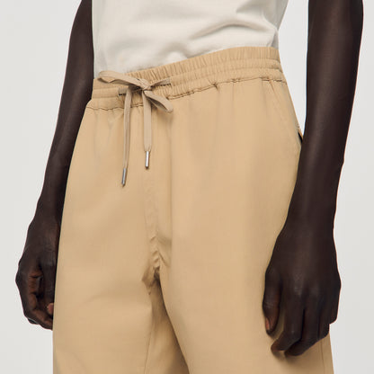 Cotton Shorts Beige