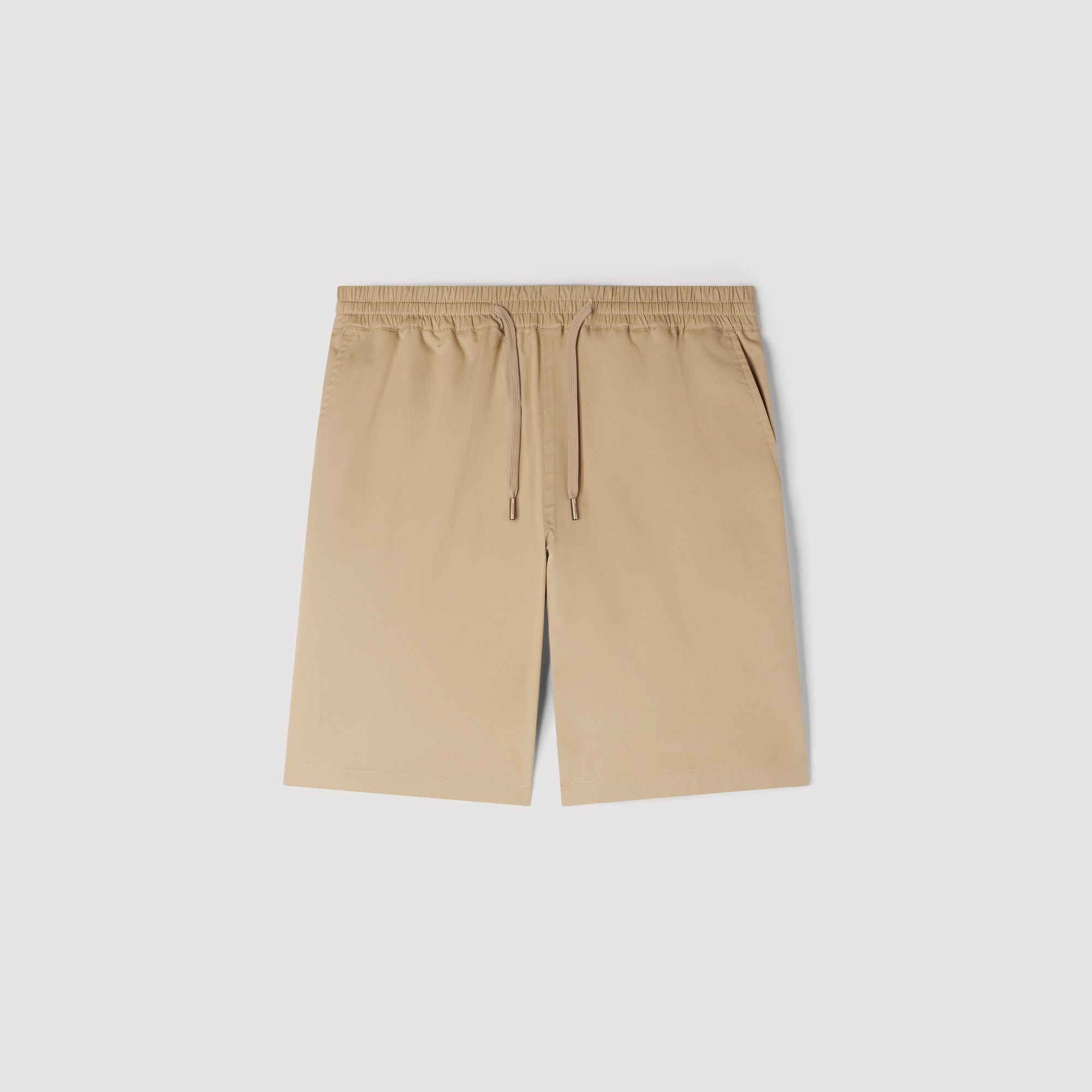New Gamma Cotton Shorts Beige