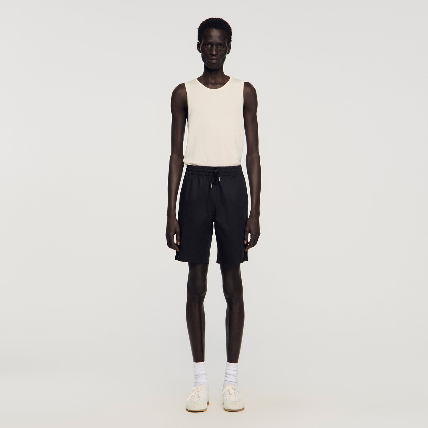 New Gamma Cotton Shorts BLACK