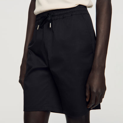 New Gamma Cotton Shorts BLACK