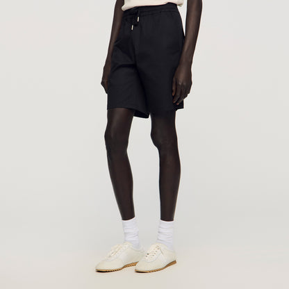 New Gamma Cotton Shorts BLACK