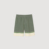 Fence Short Patterned Floaty Bermuda Shorts Super Green