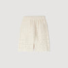 Flower Lace Short Broderie Anglaise Cotton Shorts Ecru
