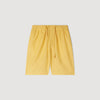 Linen Short Elastic Waist Linen Shorts Tangerine