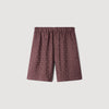 Jacquard Cross Short Square Cross patterned shorts Chocolate