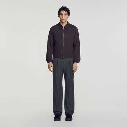 Cotton Jacket  Worker Jacket Chocolate