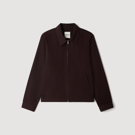 Cotton Jacket  Worker Jacket Chocolate