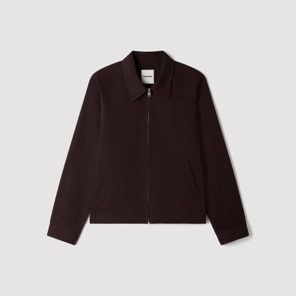 Cotton Jacket  Worker Jacket Chocolate