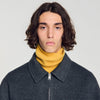 Betanew Zipped wool overshirt Heather Charcoal