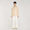 Overshirt Buttoned Overshirt Beige