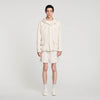 Hooded Windbreaker Ivory