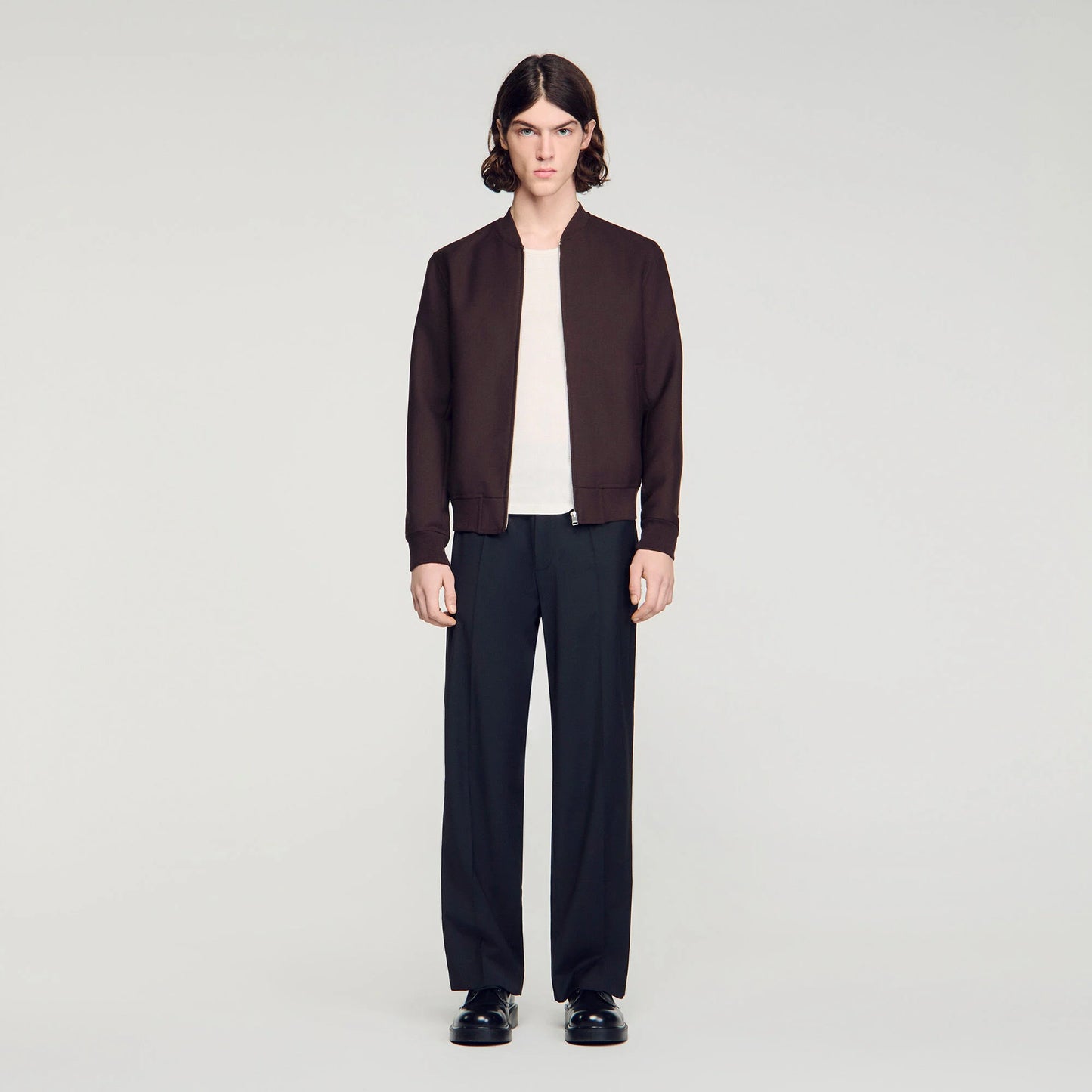 New Teddy Zip-Up Jacket Chocolate