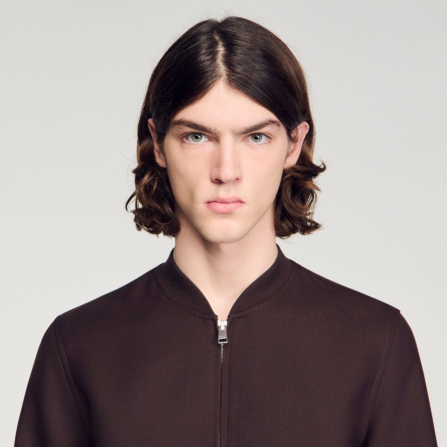 New Teddy Zip-Up Jacket Chocolate