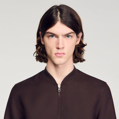 New Teddy Zip-Up Jacket Chocolate