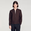 New Teddy Zip-Up Jacket Chocolate