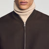 New Teddy Zip-up jacket Taupe