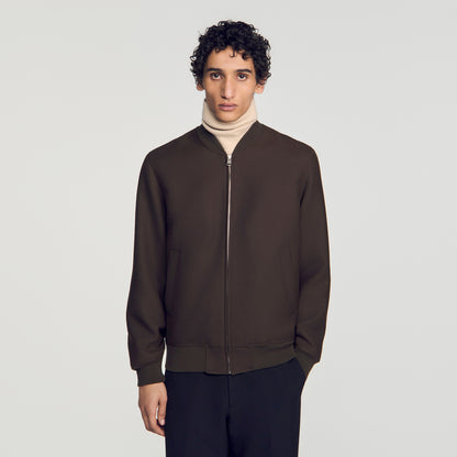 New Teddy Zip-up jacket Taupe