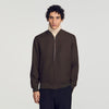 New Teddy Zip-up jacket Taupe