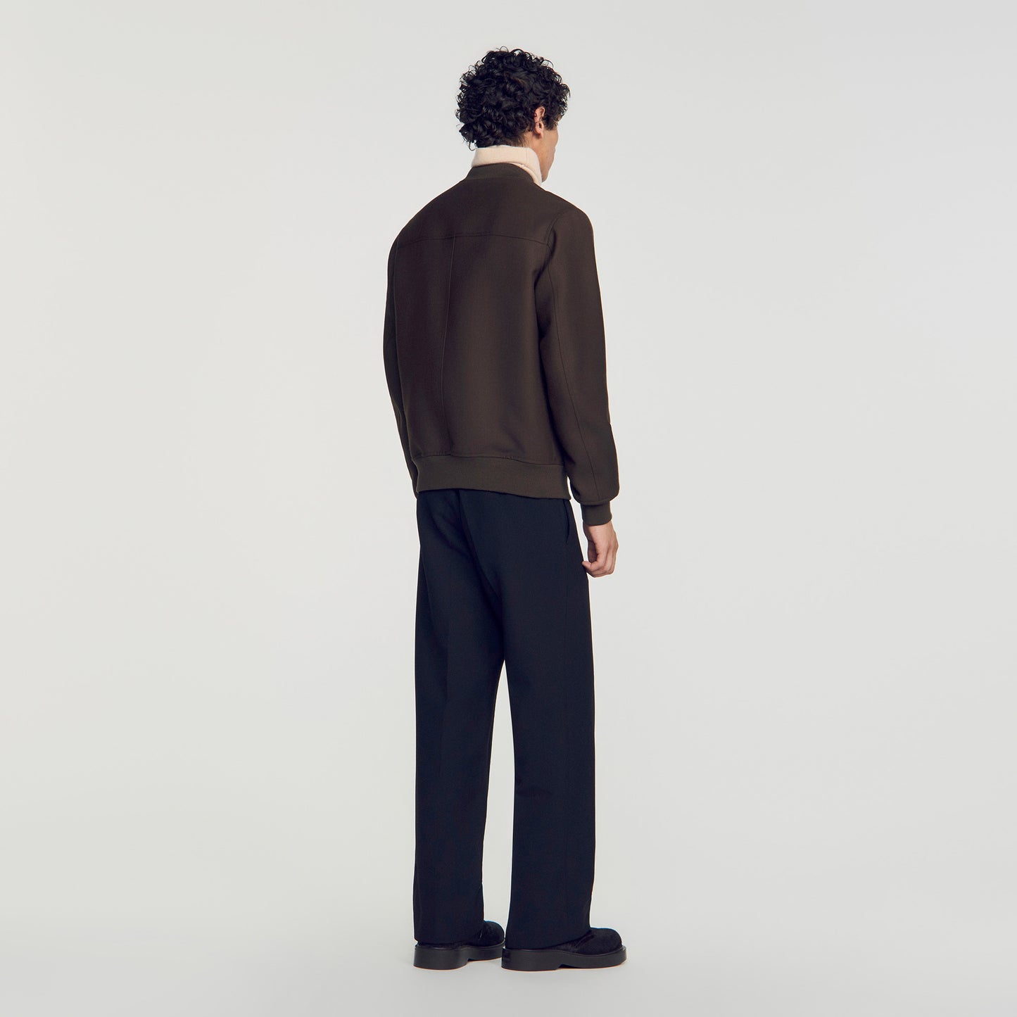 New Teddy Zip-up jacket Taupe