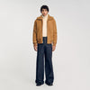 Shearling Leather Jacket Camel