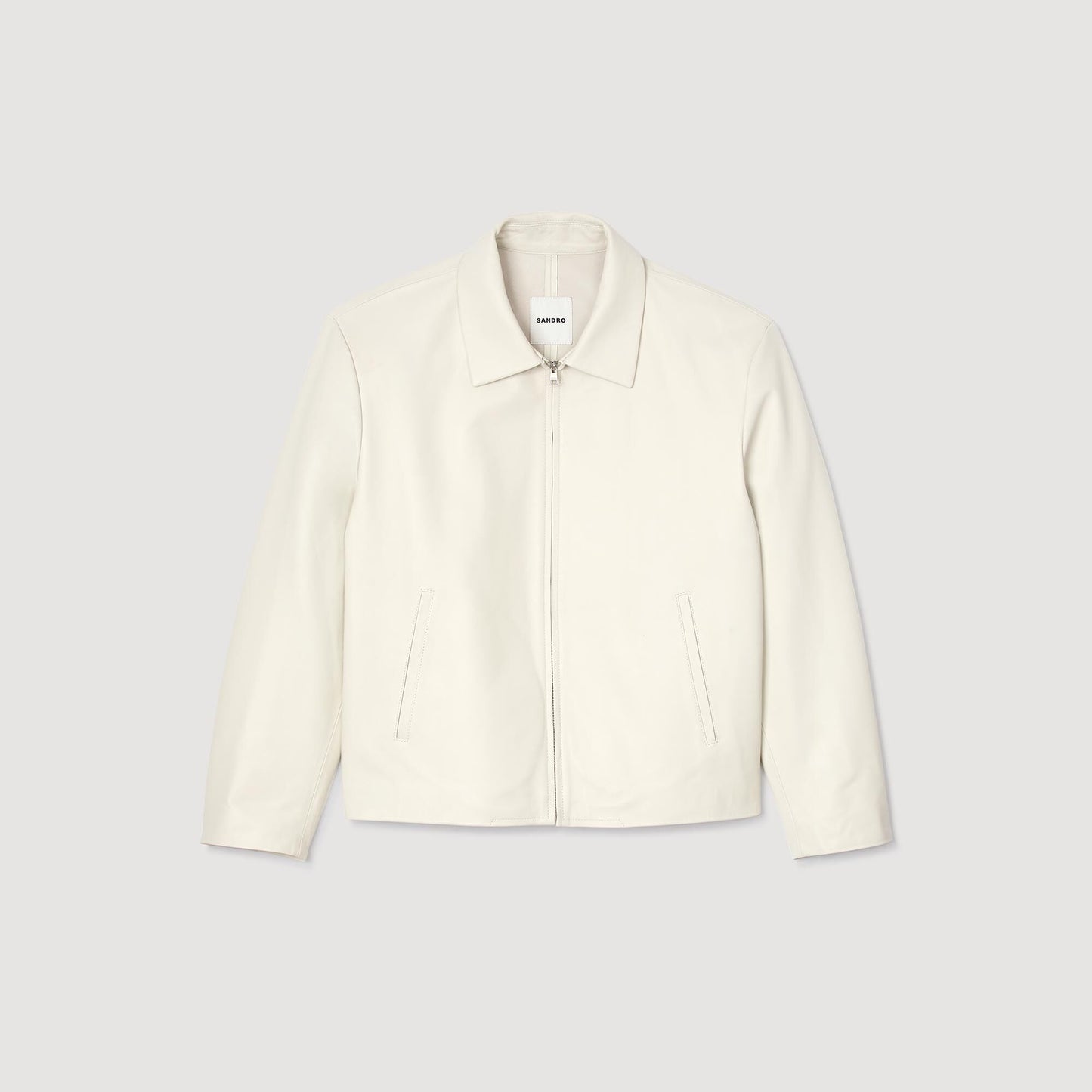 Minimal Leather Jacket Leather Jacket Aluminum Aluminum