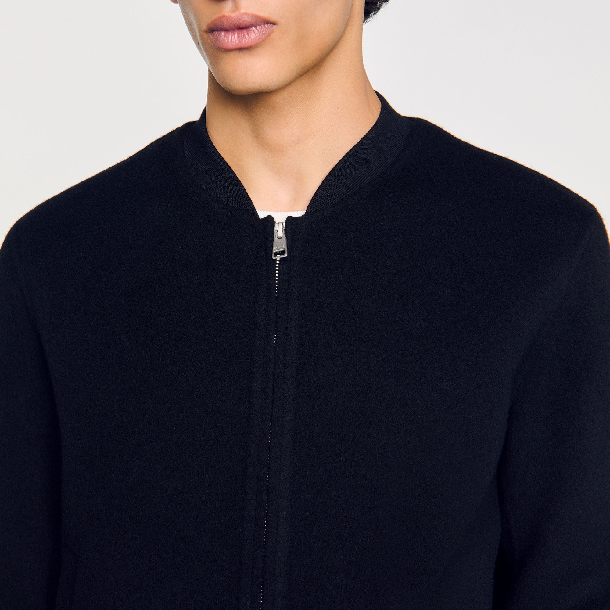 Buy Double-Faced Wool Jacket for Men Online Sandro UAE