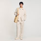 Worker Overshirt Linen Worker Jacket Oats