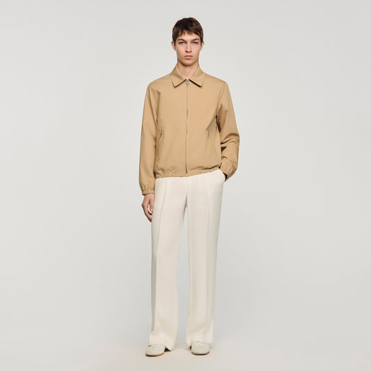 New Cotton Jacket Zip-Up Cotton Jacket Sand