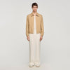 New Cotton Jacket Zip-Up Cotton Jacket Sand