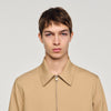 New Cotton Jacket Zip-Up Cotton Jacket Sand