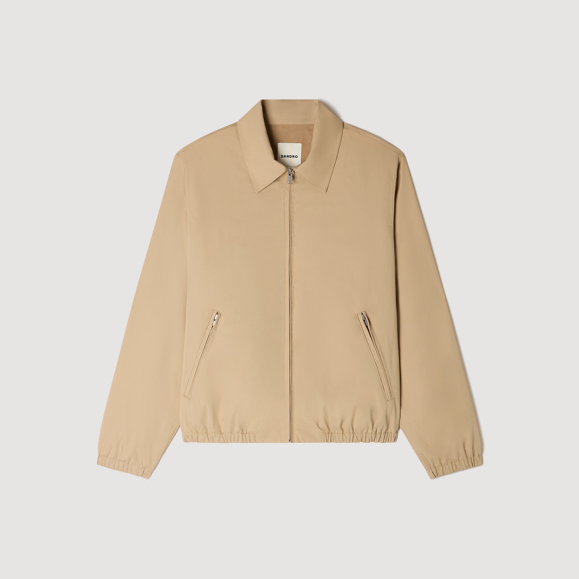 New Cotton Jacket Zip-Up Cotton Jacket Sand
