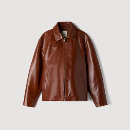 Alessandro Jacket Leather jacket Camel