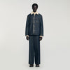 Denim Vintage Shearling Overshirt Denim Overshirt Raw-Denim