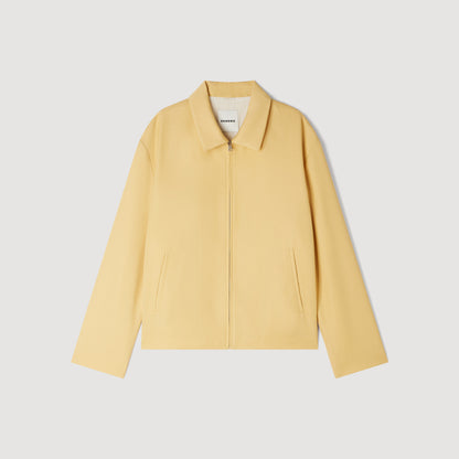 Minimal Jacket Zip-Up Jacket LIGHT YELLOW