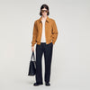 Thomas Jacket Nubuck Suede Leather Jacket Cognac