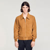 Thomas Jacket Nubuck Suede Leather Jacket Cognac