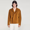 Thierry Jacket Split Leather Jacket Whisky