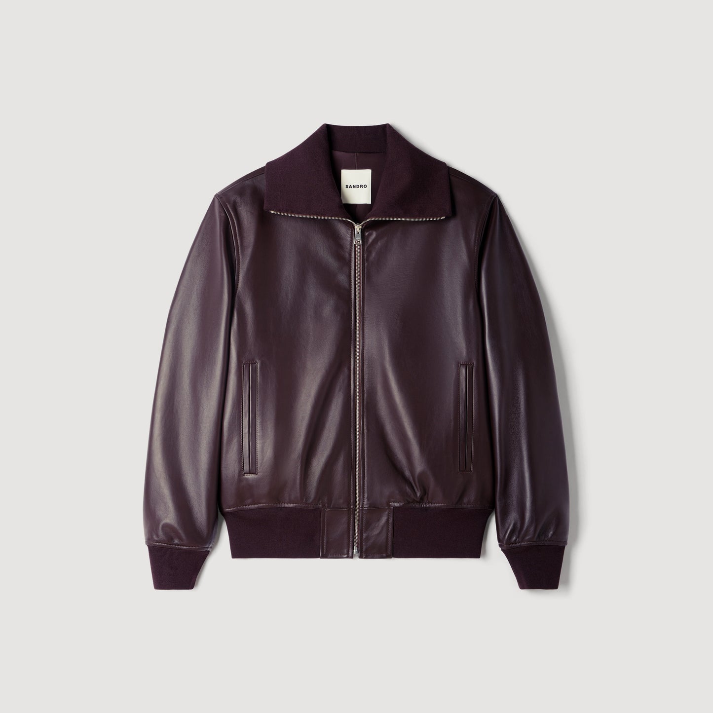 Harry Leather Jacket Zip-up leather jacket Chocolate