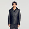 Philip Jacket Straight lambskin jacket Black
