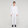 Worker Oversize White Denim Worker Jacket White