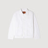 Worker Oversize White Denim Worker Jacket White